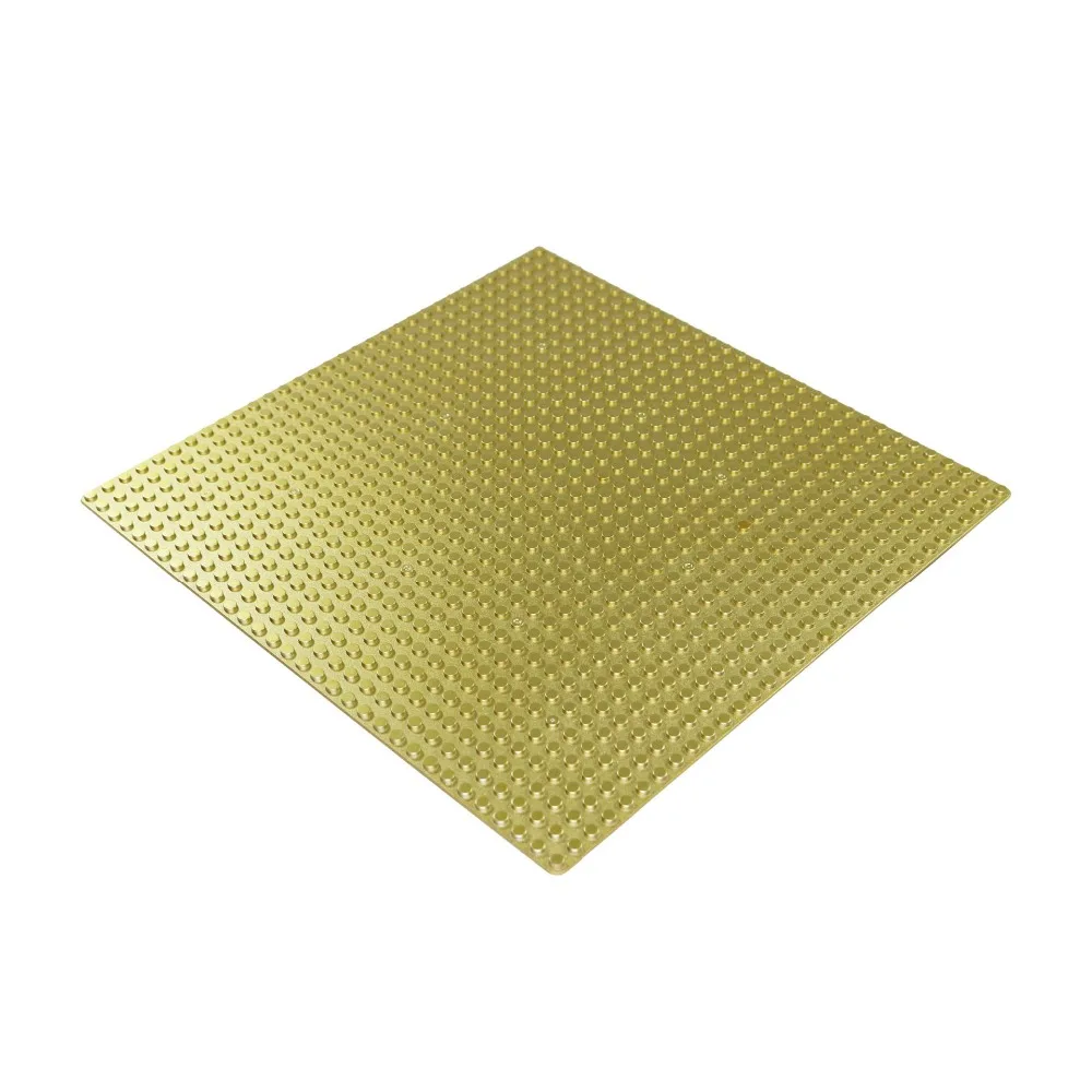 

Golden Plate 32x32 mini Dot Baseplate MOC 25x25cm small base plate accessory building block brick particles brickset