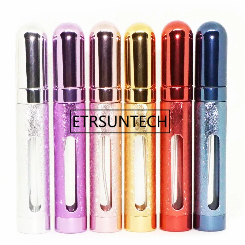 

500pcs 12ml 7 Colors Mini Portable Travel Refillable Perfume Atomizer Bottle Perfume Bottle For Spray Scent Pump Housing