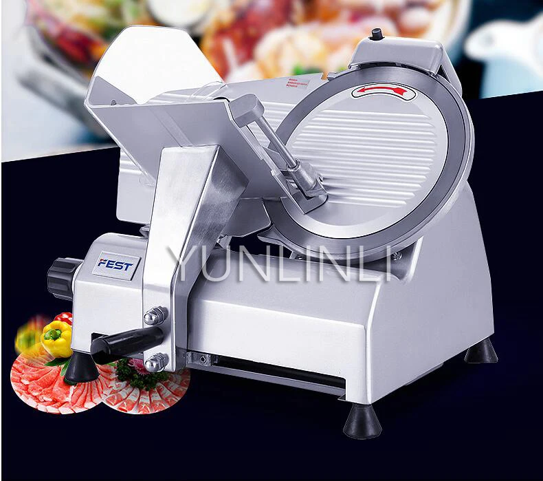 Mutton Roll Slicer Commercial Meat Planer 10 Inch Semi-automatic Meat Slicer