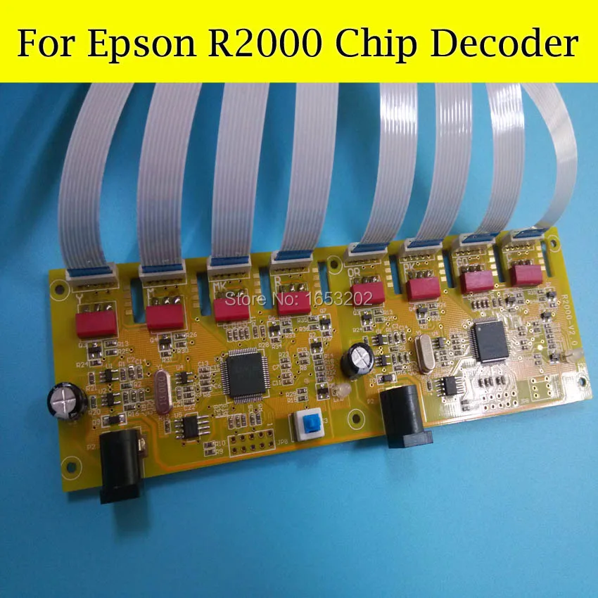 Chip-Decoder Für EPSON R2000 2000 Drucker Reset Alle Farben Zur Gleichen Zeit