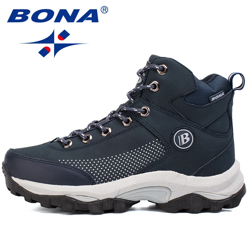 BONA yeni popüler stil kadın yürüyüş ayakkabıları açık keşfetmek çok Fundtion yürüyüş Sneakers aşınma direnci spor ayakkabılar kadınlar için