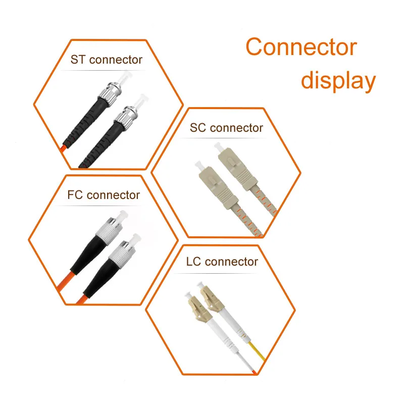 Cable de parche de fibra multimodo LC a LC, Cable de parche de fibra UPC pulido MM, puente de fibra óptica Duplex OM2 OFNP 3m 5m 10m 15m