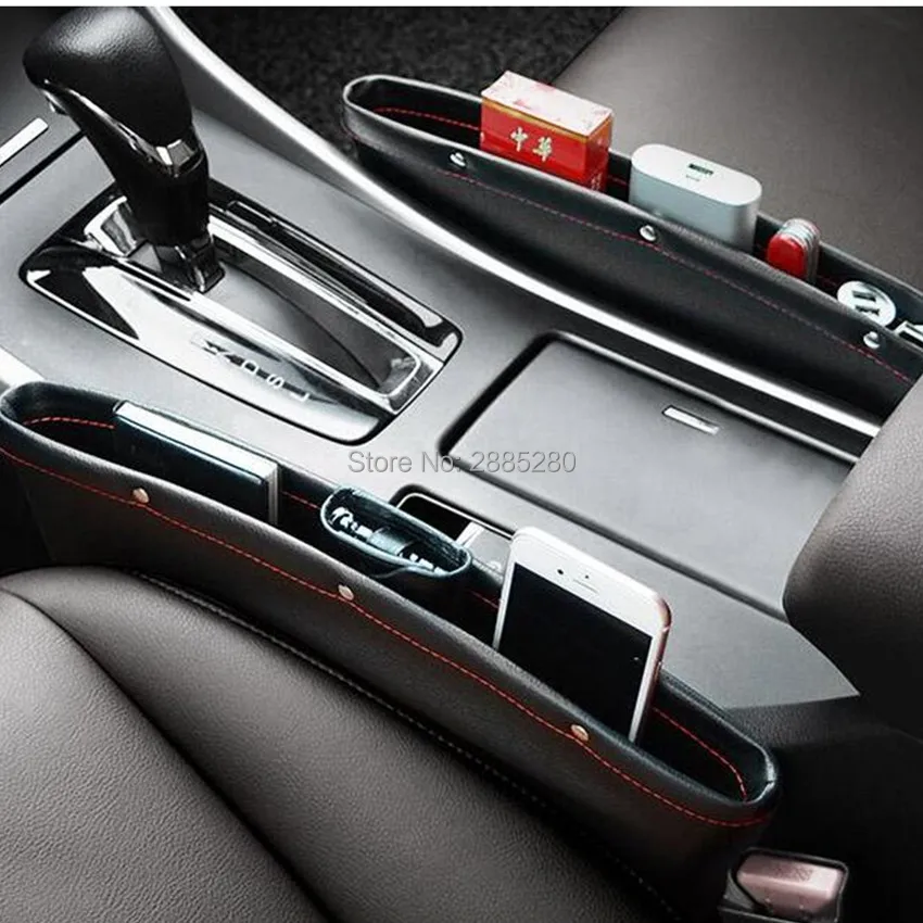 

Car Seat Crevice Storage Box Gap Slit Filler Holder For toyota yaris corolla ford focus 3 opel smart peugeot nissan leaf qashqai