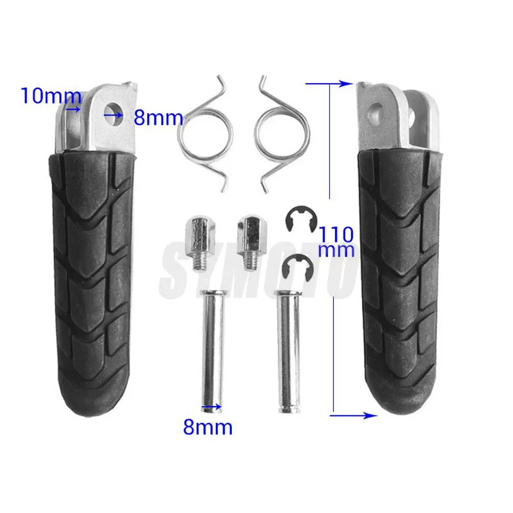 Motorcycle Front / Rear Footrests Foot pegs For Honda CB400 Superfour VTEC 1-4 CB250 CB900 Hornet 250 900 CB1300