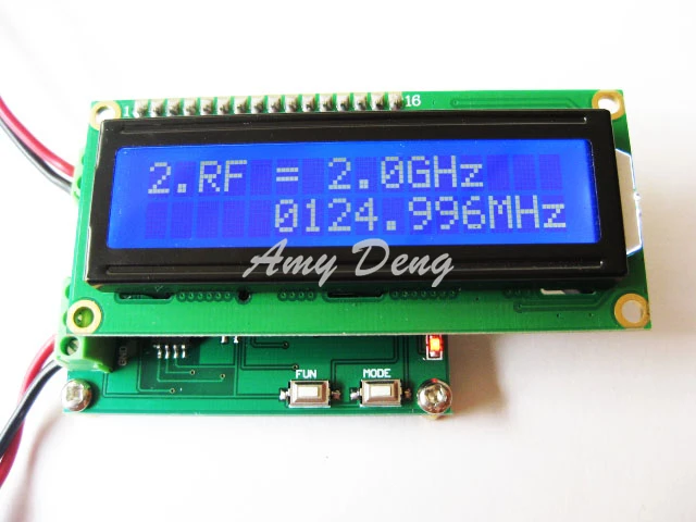 The new frequency meter high frequency 2MHz-2GHz / low-frequency 0-8MHz + Counter