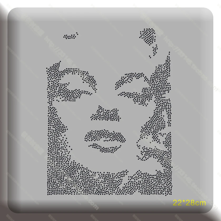 

Marilyn Monroe hot fix rhinestone motif rhinestone iron on transfers designs rhinestone for shirt