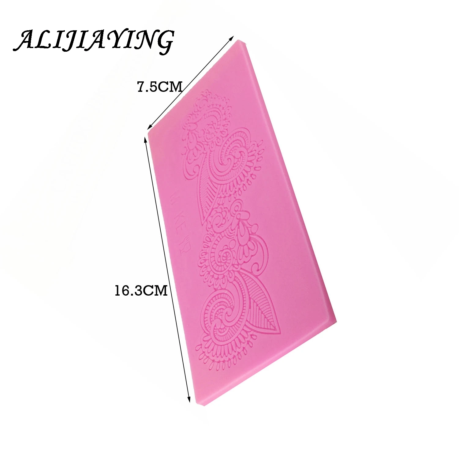 Flower Shape Cake Silicone Mat Sugarcraft Fondant Cake border Decorating Tools Kitchen Baking Silicone Lace Molds D0248