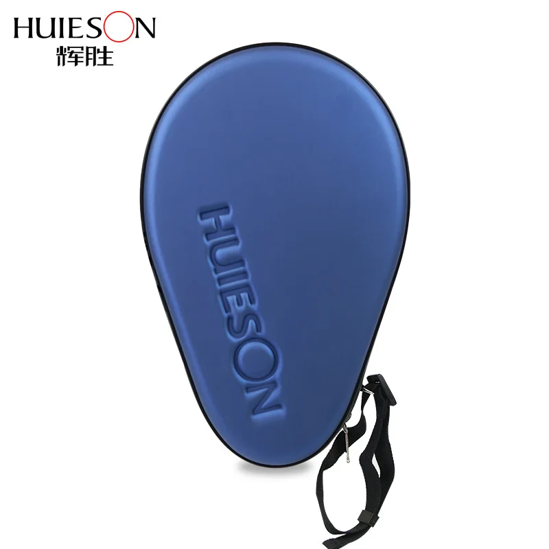 Huieson Professional Gourd Table Tennis Hard Case PU Waterproof Table Tennis Racket Bag Table Tennis Accessories