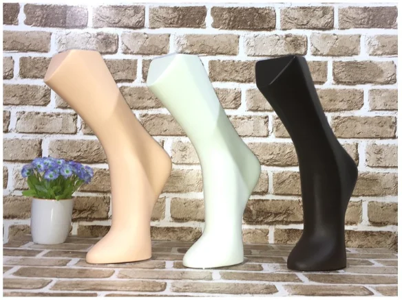 Free Shipping!! Fashionable Unique Plastic Foot Mannequin High Level Mannequin Foot For Display Sock On Sale