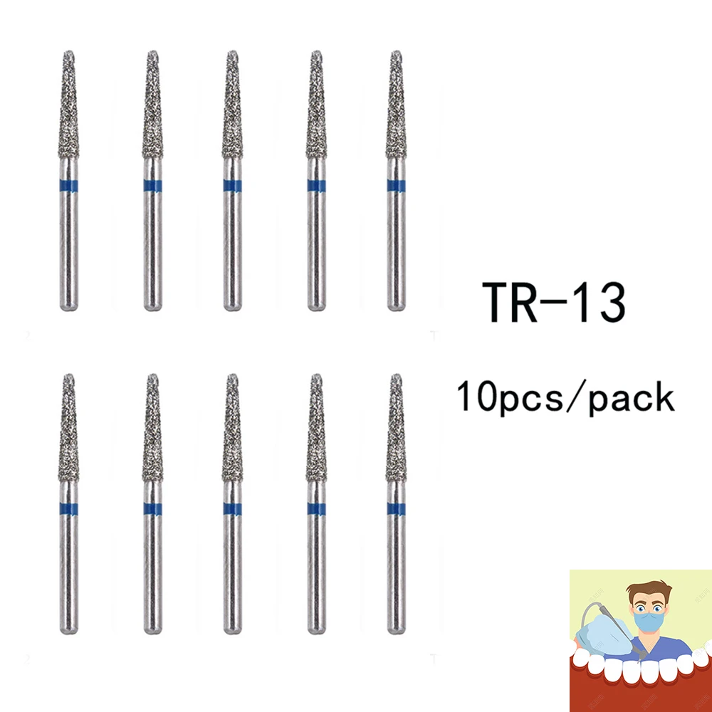 100 pçs BR-31 dental diamante burs broca odontologia burs alta velocidade handpiece lidar com diâmetro 1.6mm ferramentas dentista BR-41 TR-13 fo32