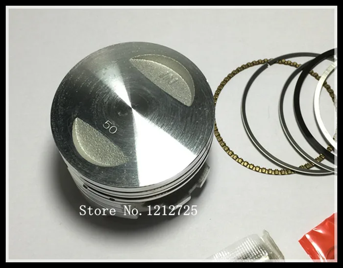 Haojiang Motorcycle engine parts HJ150-11-16-17-2A-3B-5B-8B Piston ring Piston size Enlarge 0.5(62.5mm) pin 13mm