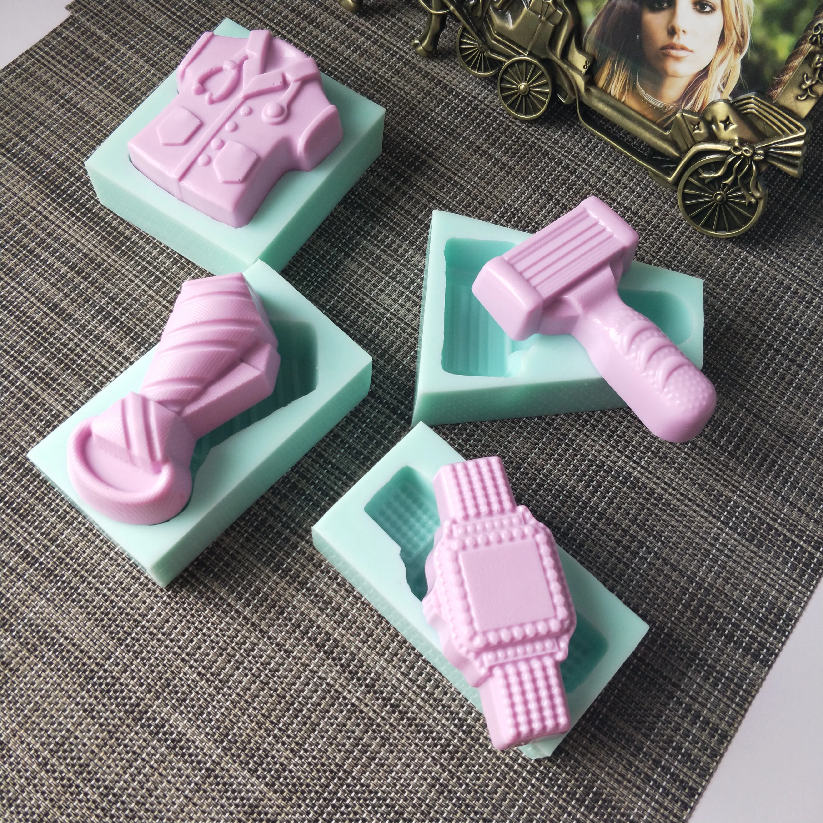 PRZY Doctor Shirt Soap Silicone Soap Mold Handmade Soap DIY Aroma Mould Soap Making Moulds Resin Clay Molds Eco-friendly