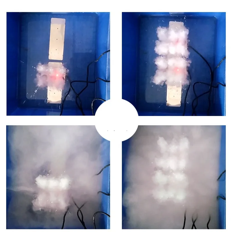 Atomizador Industrial ultrasónico DC36-48V, humidificador de acero inoxidable de 6 cabezales, fabricante de niebla sin fuente de alimentación