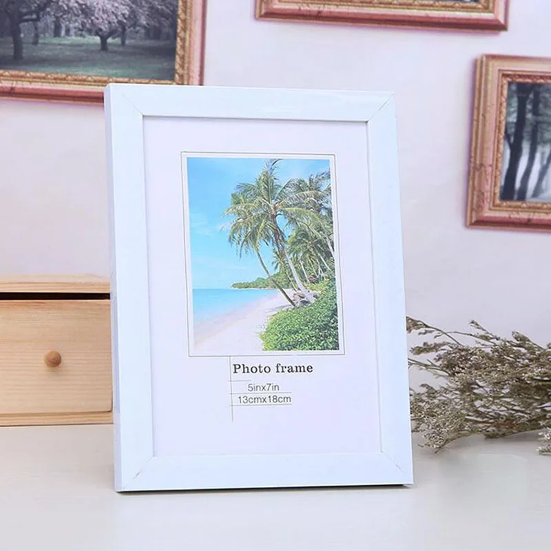 Good PVC Material Frame for Picture Photo, Good Plastic Frame for Protection, Red, White, Rose,Blue Color, 40x30cm or 15x20cm