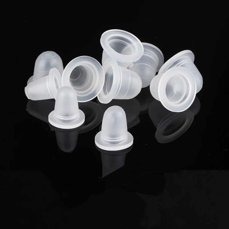 

500pcs Silicone Tattoo Ink Cup Holder Pigment Caps Permanent Makeup Accesories Tool for Machine Needles Supply S/L