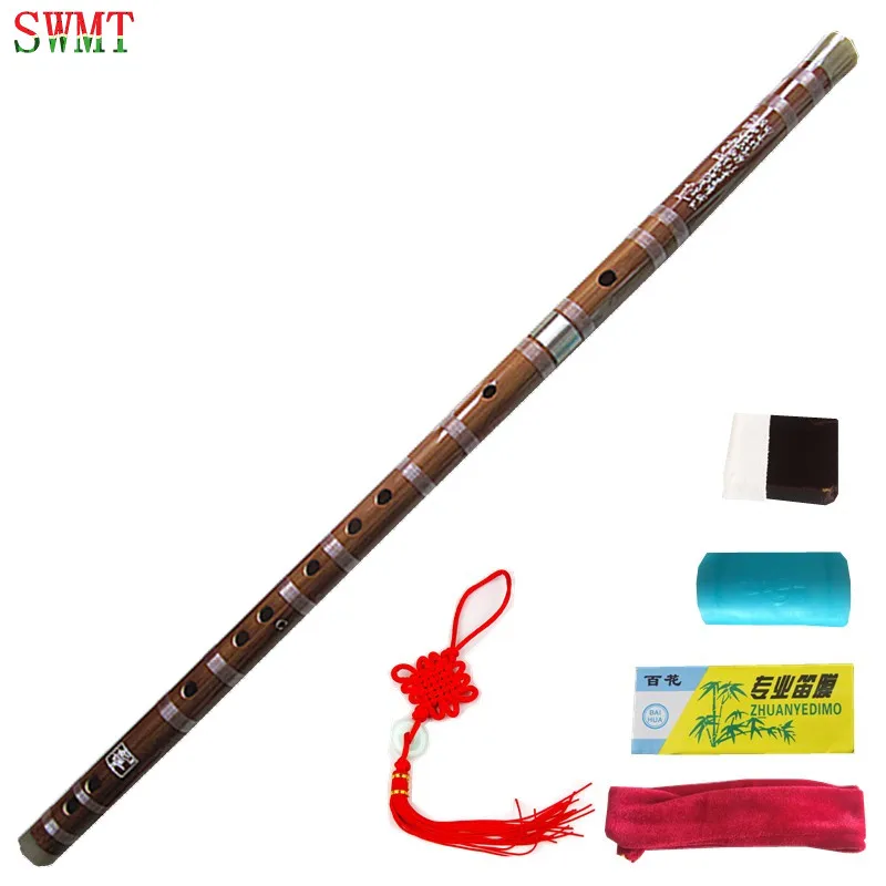 Chinese Bamboo Flute Traditional Handmade Professional Musical Instruments dizi CDEFG Key Transversal Flauta With  Accessories