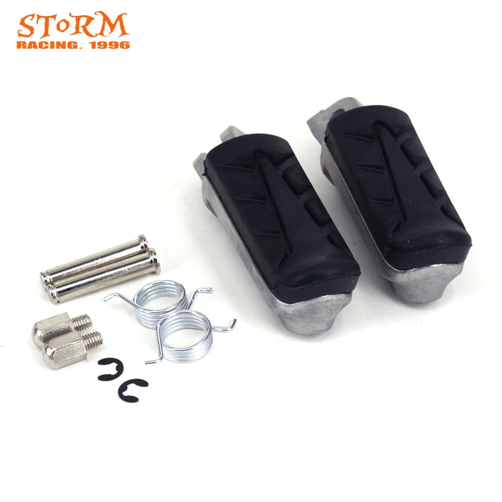 Motorcycle Front Foot Pegs Footrest Pedals Aluminum For HONDA CBR1000 VTR1000 Firestorm XL1000 Varadero CB1100 CBR1100 CB1300