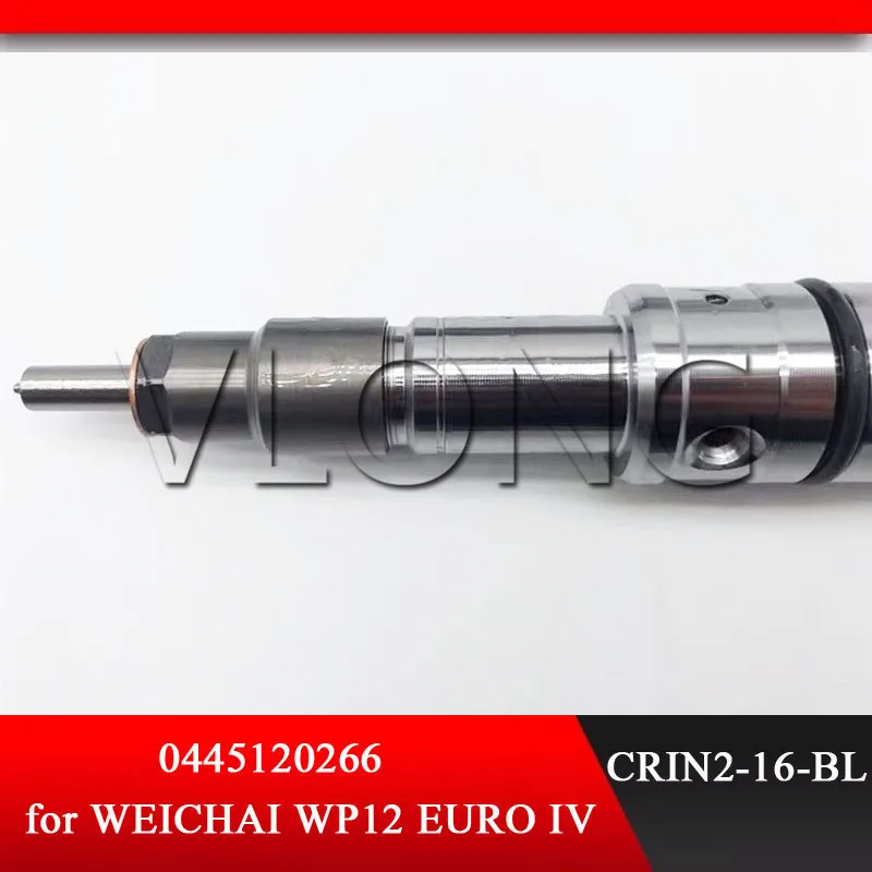 New 0445120266 Auto Engine Common Rail Inyector 0 445 120 266 Fuel Pump CRIN Injector 0445 120 266 for WEICHAI WP12 EURO IV