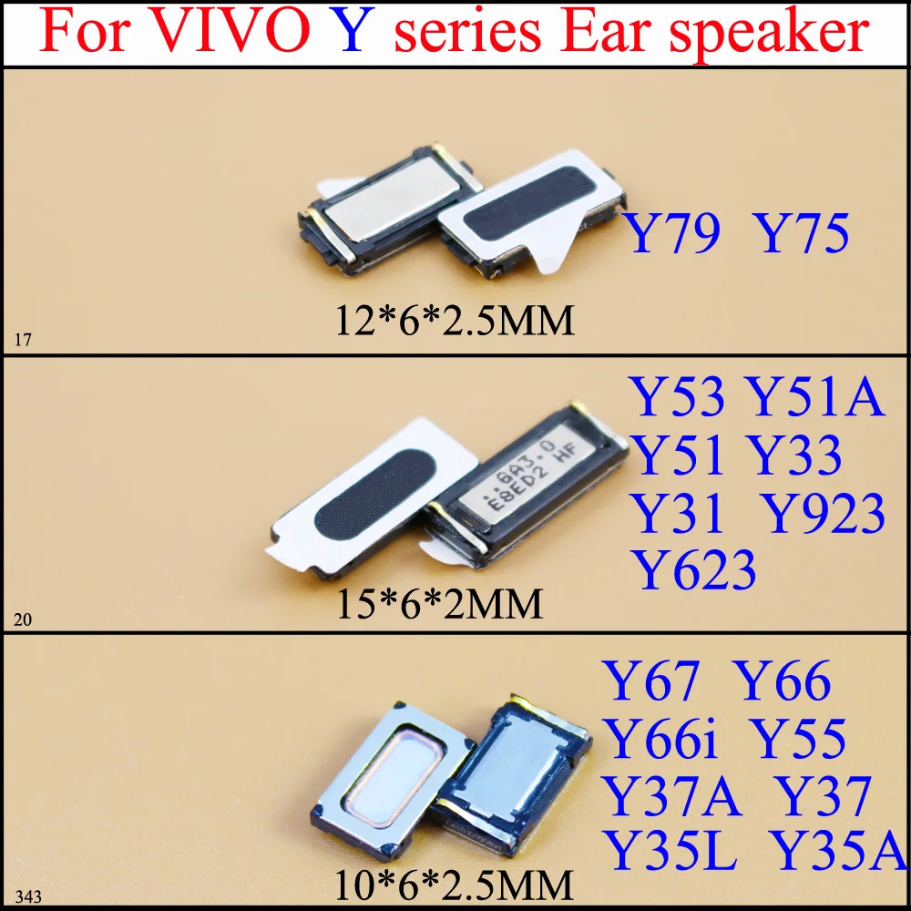 YuXi  Ear Speaker Earpiece Speaker Receiver For VIVO Y79  Y75  Y53 Y51A  Y51  Y33 Y31 Y923 Y623 Y67  Y66 Y37 Y35L  Cell phone