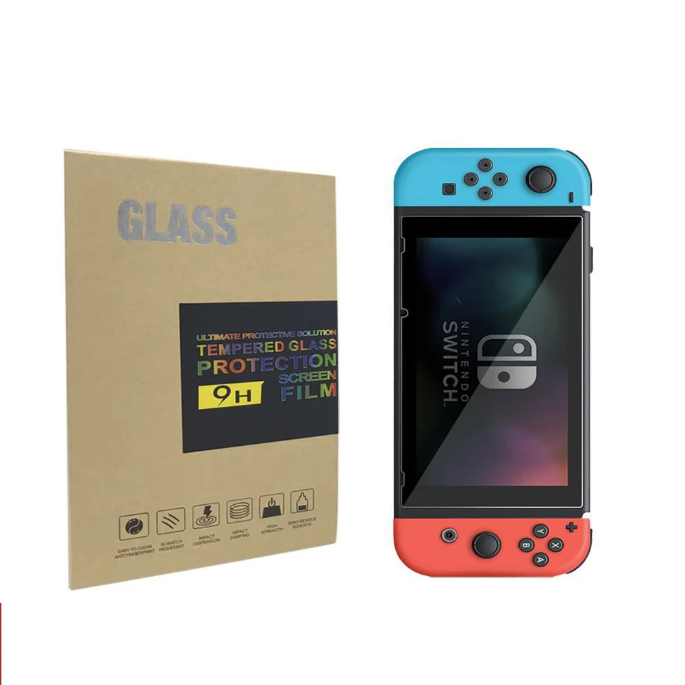 Nintend Switch 9H HD Hardness Premium Ultimate Protection NS Tempered Glass for Nintendoswitch NS Screen Protector Film Cover