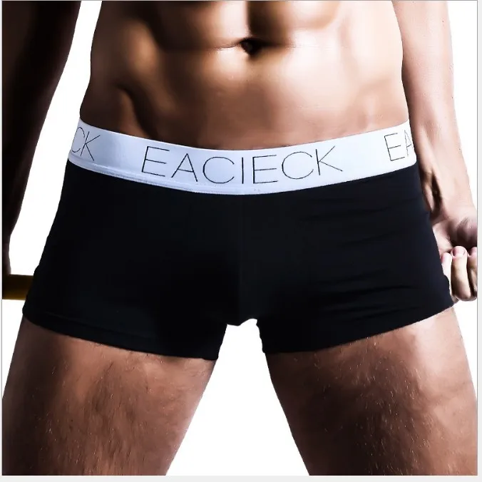 Heren Boxer Sexy, Zweet Absorberend, Ademend, Katoen Boxers, Midden Taille Mannen Ondergoed