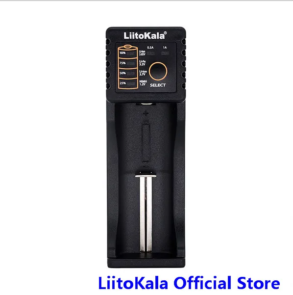 LiitoKala Lii-100 B 18650 Battery Charger For 26650 16340 CR123 LiFePO4 1.2V Ni-MH Ni-Cd Rechareable Battery (no 5V output)