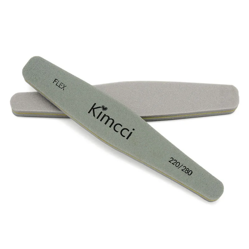 Best Selling 10pcs Kimcci Good Quality Nail File  Manicure Tools Set Sponge Buffer EDGE 220/280 Nail Art Salon Manicure Supplies