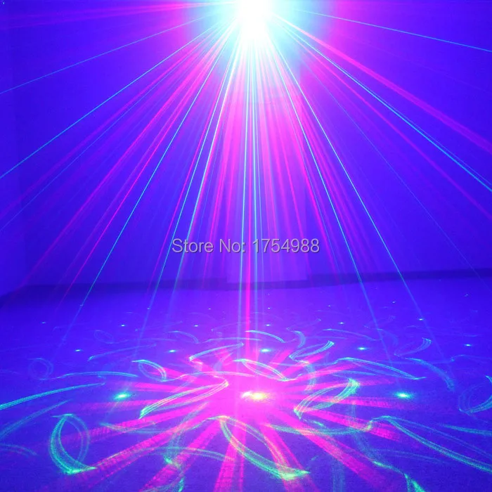 party light 5 Lens 80 Patterns RG Laser BLUE LED Stage Lighting DJ Show Light Green Red Home Professional Light