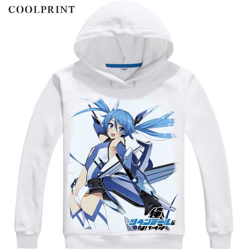 OreTwi Gonna be the Twin-Tail Hoodies Multi-style Hoodie Ore Tsuinteru ni Narimasu Soji Mitsuka Tail Red Blue Cosplay Sweatshirt