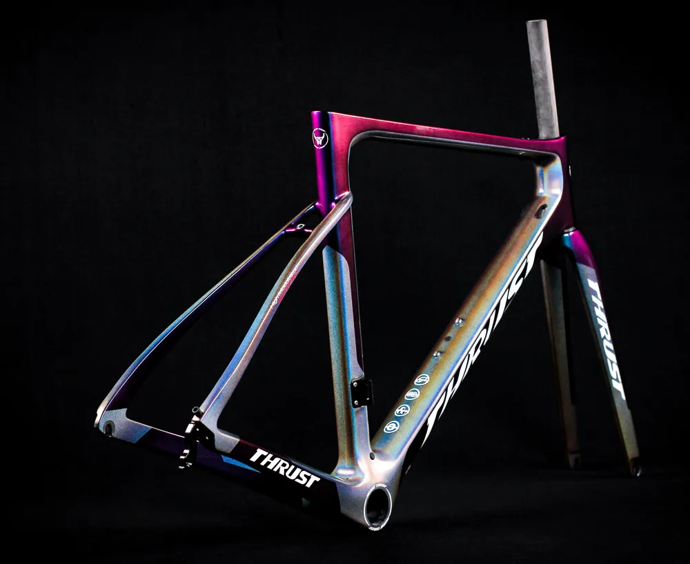 Speed frame T1000 Carbon Road Bike Frame, Di2 Mechanical UD cycling Size 465, 485, 500, 520, 540mm, 2 Year Warranty