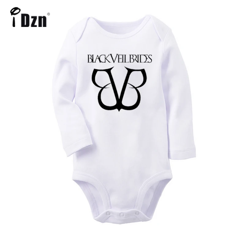 Black Veil Brides Crew BVB Arctic Monkeys Rock Band Design Newborn Baby Bodysuit Toddler Long Sleeves Onsies Jumpsuit Clothes