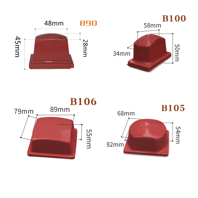 

B Series of Pad Printing Rubber Heads for Screen Pad Printing Material DIY GIFTS High Quality Many sizes for Choice