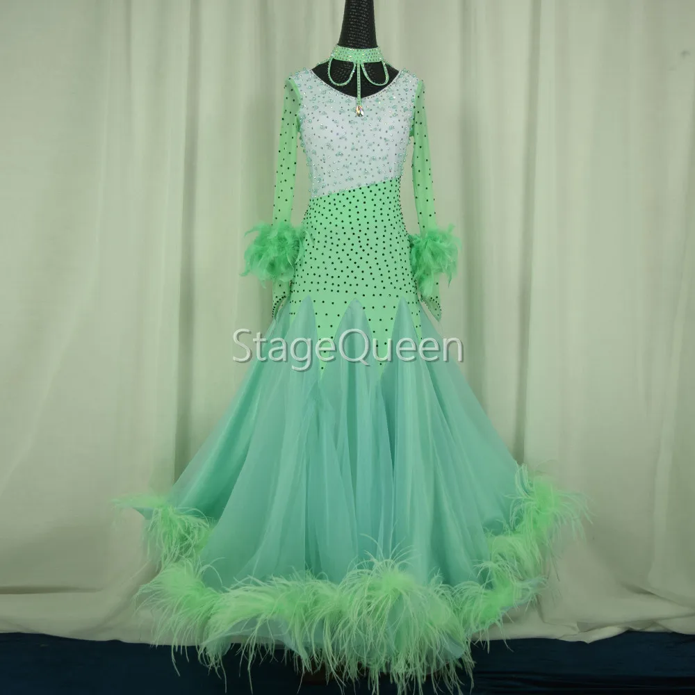 

FEATHER DRESS,New style Latin Ballroom dance costume,DACNER DANCE DRESSES, latin dance competition dresses,Tango dance dresses