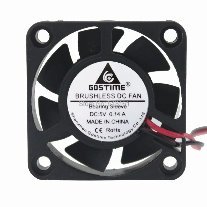 5 teile/los Gdstime 5 v 2pin DC Kühler 4010 40mm 40x40x10mm 4 cm Kühlung fan