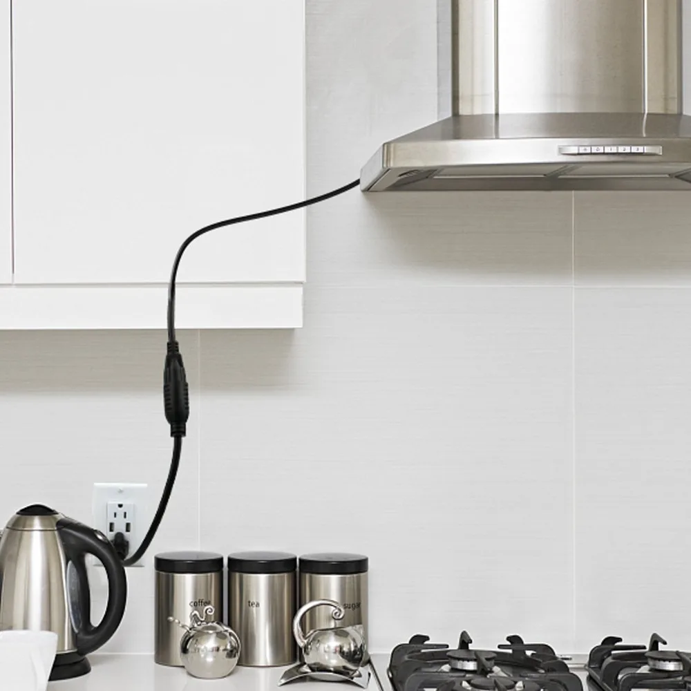 3 Prong Power Verlängerung Kabel-Kabel Streifen Steckdose Schoner 18AWG UL Aufgeführt