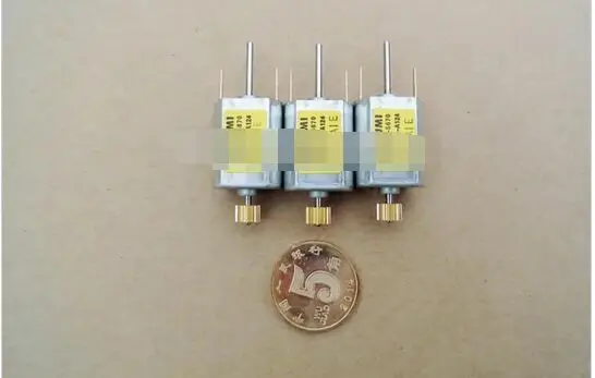 

10 шт. Mitsumi M15N-3 серии 6,0 ~ 28,0 V микро мотор с зубчатой передачей и двойной вал используется для сканера или DIY