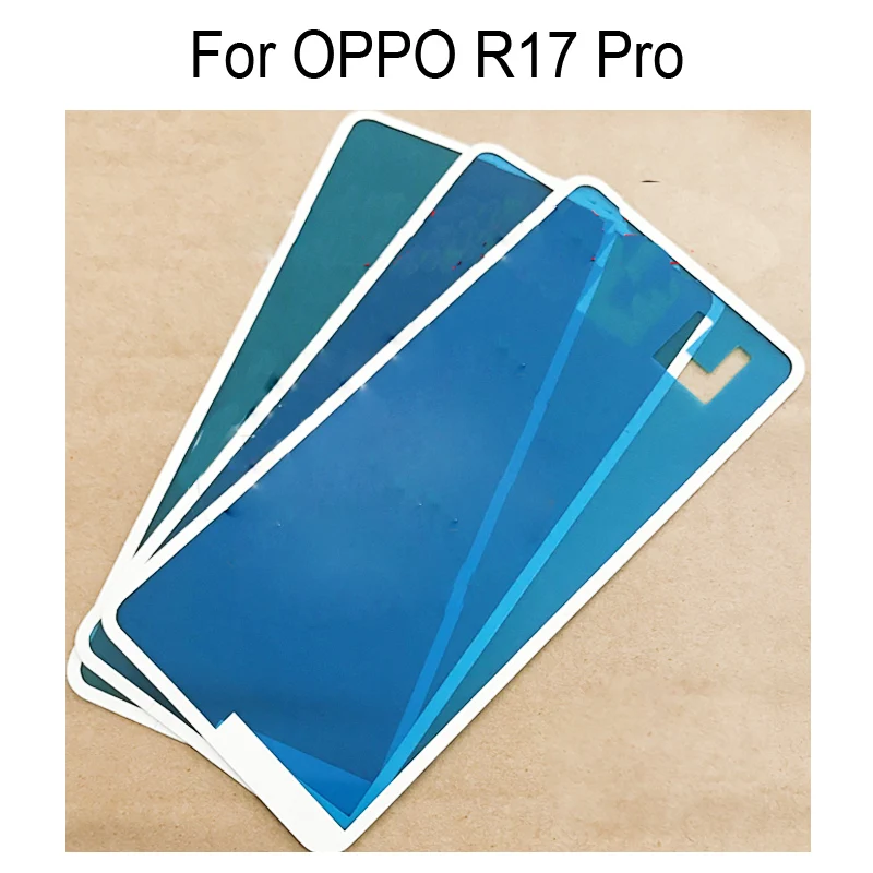 2 PCS Replacement For OPPO R17 Pro Back Glass cover Adhesive Sticker Stickers glue battery cover door housing For OPPO R 17 Pro