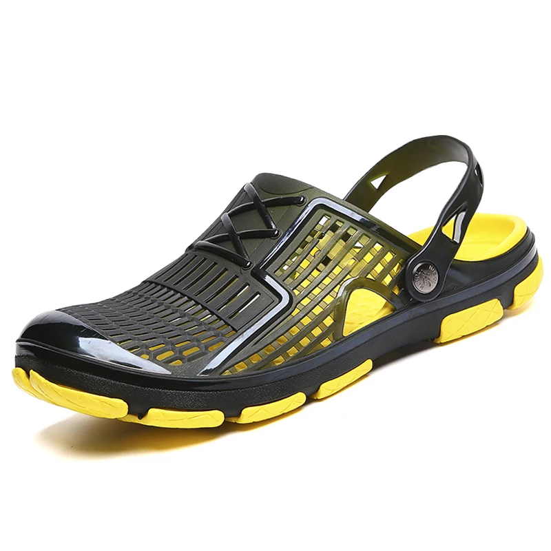 ZGZJYWM-zapatos de gelatina para hombre y mujer, Sandalias de playa Unisex, Chanclas huecas de verano para exteriores, envío directo