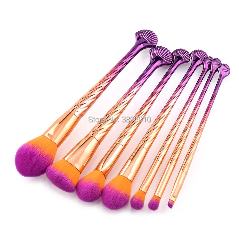 

5pcs/set 7pcs/set 10pcs/set Shell Makeup Brushes Professional High Quality Eyes Makeup Brushes Tools Kit F787