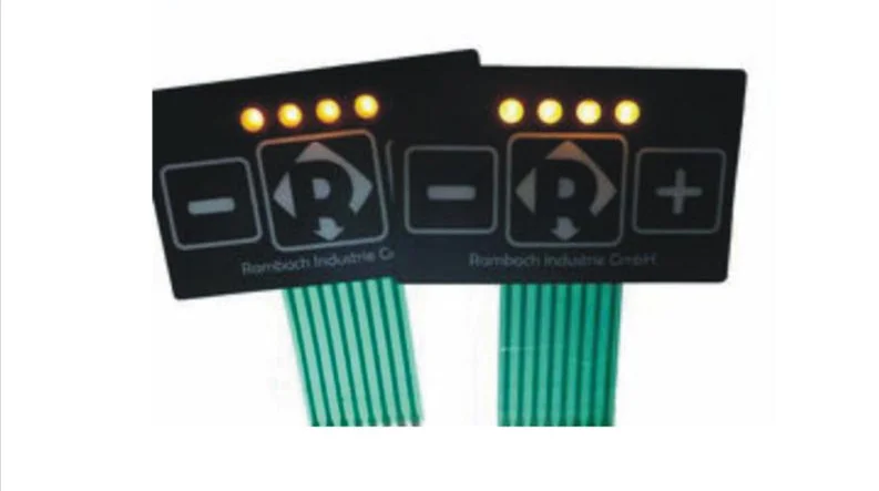 5 шт. пользовательская мембранная клавиатура переключателя с ЖК-дисплеем, водонепроницаемый мембранный переключатель из полиэстера, ПЭТ, ПК, ПВХ панель переключателя