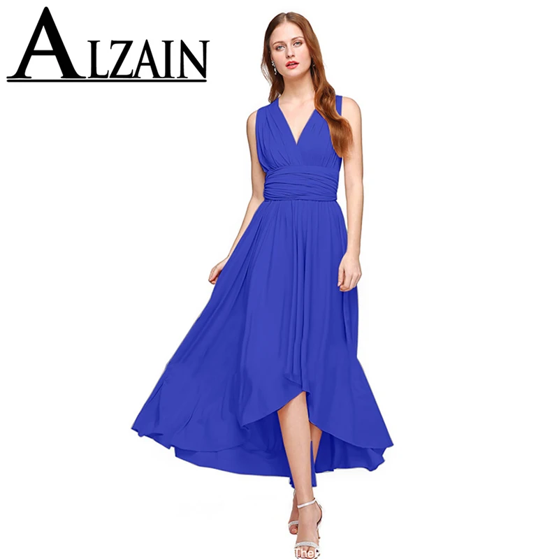 2020 ผู้หญิงเซ็กซี่ปิดไหล่ชุดยาว Boho Club ผ้าพันคอสีแดงชุดปาร์ตี้ Multiway เพื่อนเจ้าสาวเปิดประทุน Robe