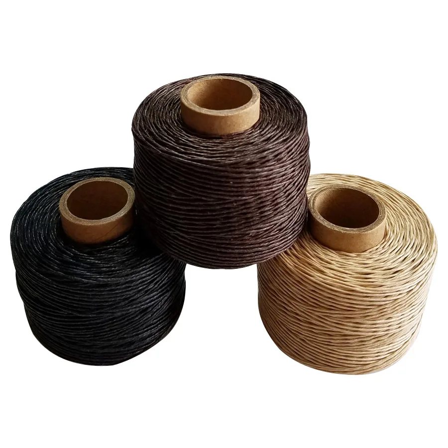 

100% Linen waxed thread rope 100m/roll high tenacity twine cord for accessory DIY