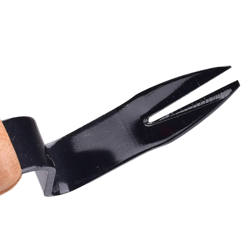 Desbrozadora de jardín de acero inoxidable, herramienta de mano para siembra y deshierbe, pala para jardinería con mango ergonómico