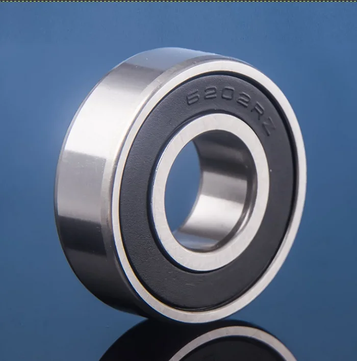 50pcs/lot 6202RS 6202-2RS 6202 2RS ball bearings 15*35*11mm Deep Groove Ball bearing 15x35x11mm