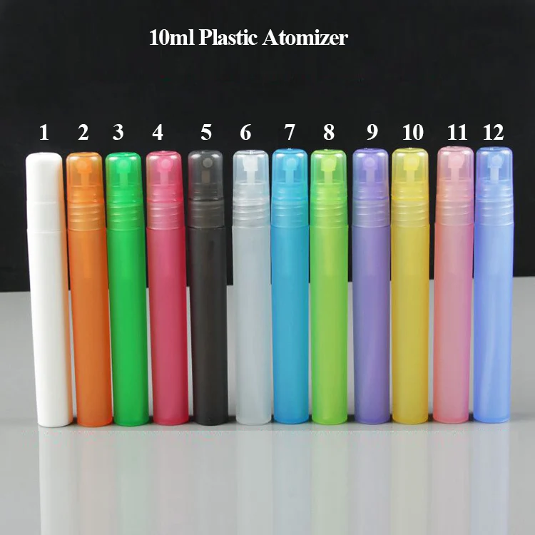 

10ml plastic mist bottle, 10ml plastic atomizer, 10ml natural clear frost perfume pump bottles