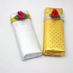 (200pcs/lot)Aluminium-Wax Composite Paper Chocolate Wrapper Tin Foil Baking Paper 6 Colours Chewing Gum Candy Package 16*16cm