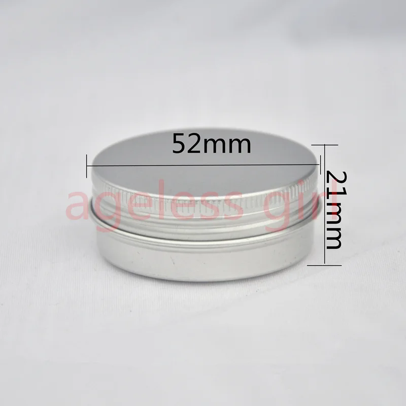 

50/100/200 PCS 30G Empty Aluminum Cream Jars Refillable Cosmetic Bottles Ointment Containers