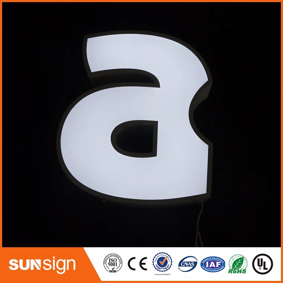 Factory Outlet Outdoor Acrylic LED luminous letter sign