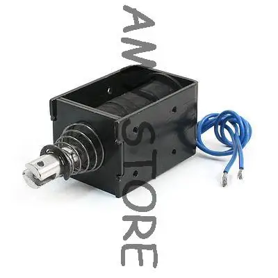 

Spring Loaded Linear Motion Solenoid Electromagnet DC 24V 550mA 10mm 80N