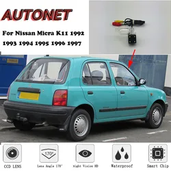 AUTONET Backup Rear View camera For Nissan Micra K11 1992 1993 1994 1995 1996 Night Vision Parking camera license plate camera